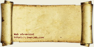 Isidora Šešum vizit kartica